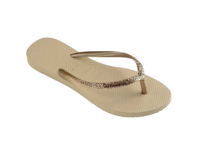 Havaianas fille glitterii beige