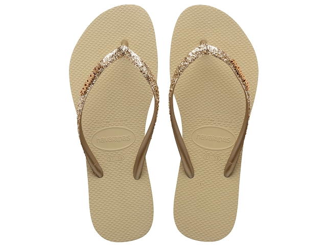 Havaianas fille glitterii beige6079801_3