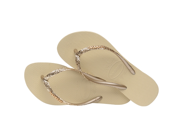 Havaianas fille glitterii beige6079801_4