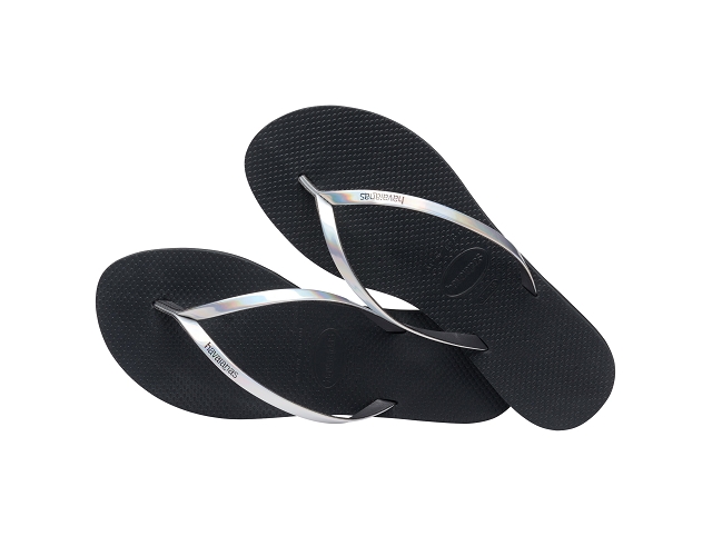 Havaianas fille 4135102 . you metallic gris6079901_3