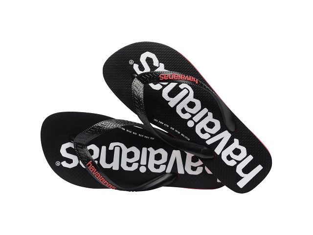 Havaianas homme 4145741 . top logomania 2 noir6080201_4