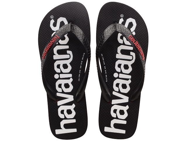 Havaianas garcon 4145741 . top logomania 2 noir6080301_3