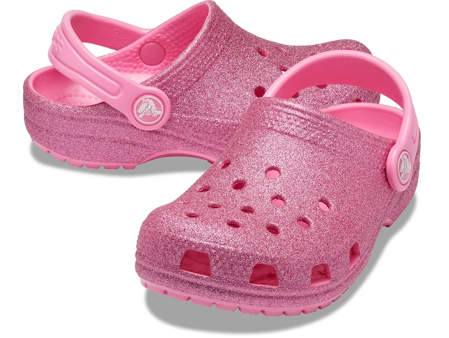 Crocs europe divers 206993 . classic glitter clog rose et violet