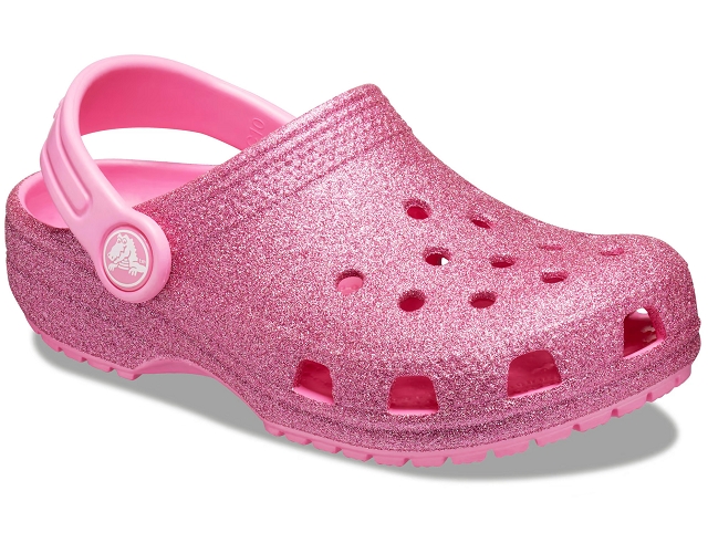 Crocs europe divers 206993 . classic glitter clog rose et violet6090401_2