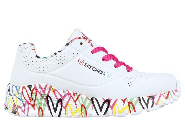 Skechers fille uno lite . love . 314976l blanc6092002_2