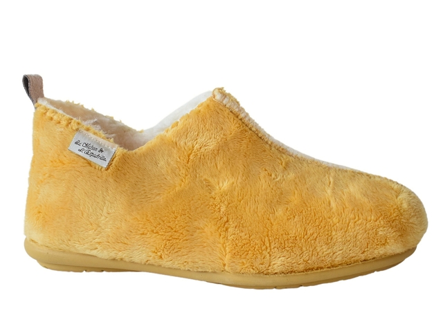 Maison espadrille femme 9025 jaune et orange