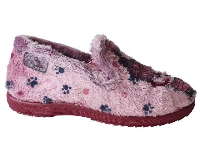 Maison espadrille fille 6330 rose et violet