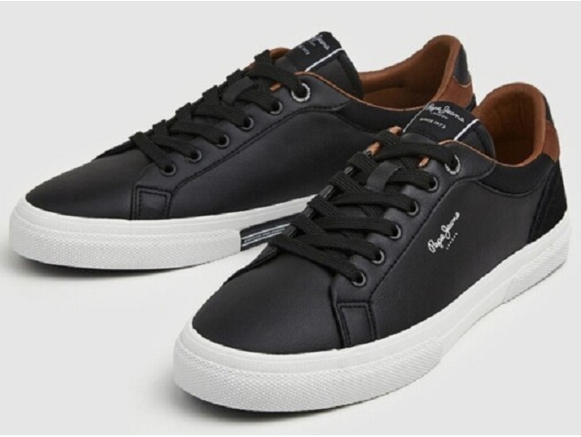 Pepe jeans footwear homme kenton court . pms30839 noir