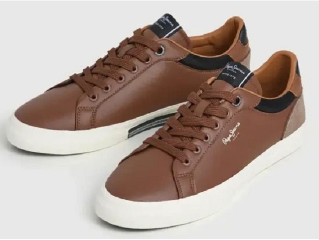 Pepe jeans footwear homme kenton court . pms30839 marron