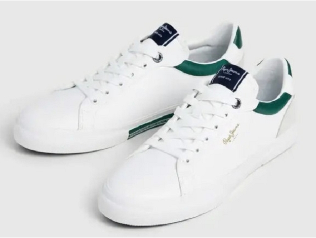 Pepe jeans footwear homme kenton court . pms30839 blanc