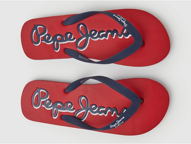 Pepe jeans footwear homme bay beach logo . pms70129 rouge6223401_3