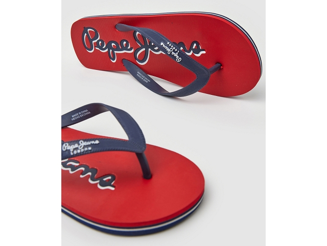 Pepe jeans footwear homme bay beach logo . pms70129 rouge6223401_5