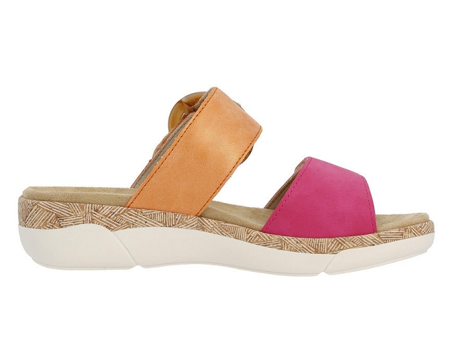 Remonte femme r6858 jaune et orange6226102_4