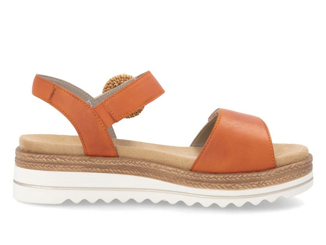 Remonte femme d0q52 jaune et orange6226403_4