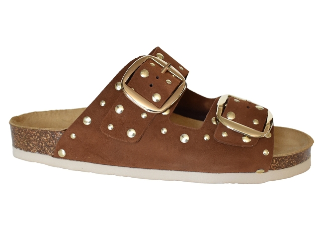 K.daques femme riant marron