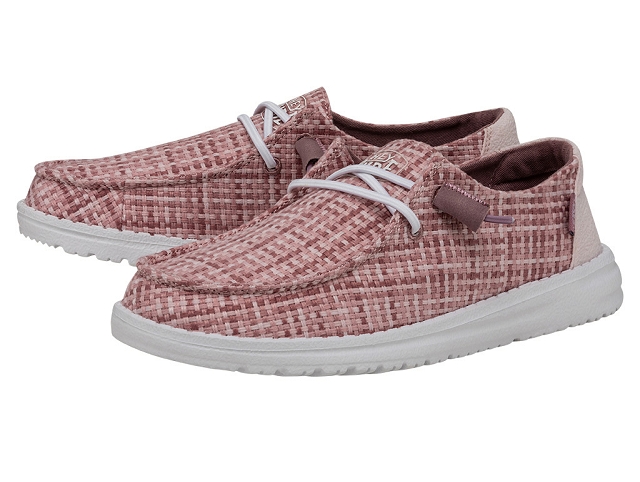 Dude drooth femme wendy crosshatch rose et violet6235401_3
