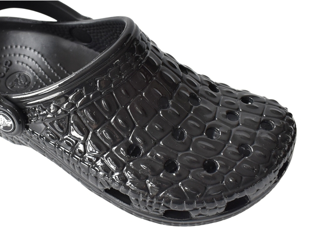 Crocs europe divers 209093 . classic metallic crocskin noir6245001_3