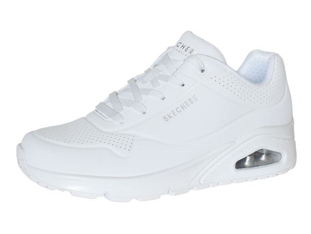 Skechers femme 73690 . uno stand on air blanc