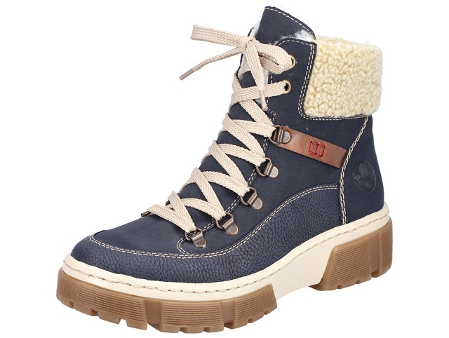 Rieker femme x8638 bleu