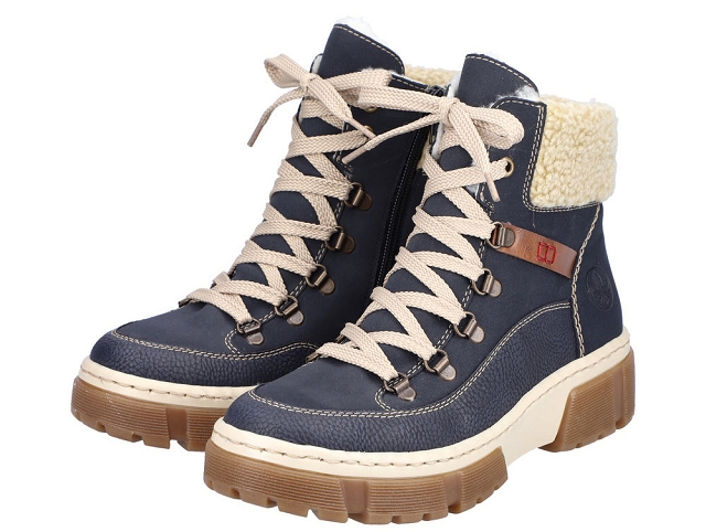 Rieker femme x8638 bleu6255401_2
