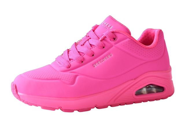 Skechers femme uno . night shades . 73667 rose et violet
