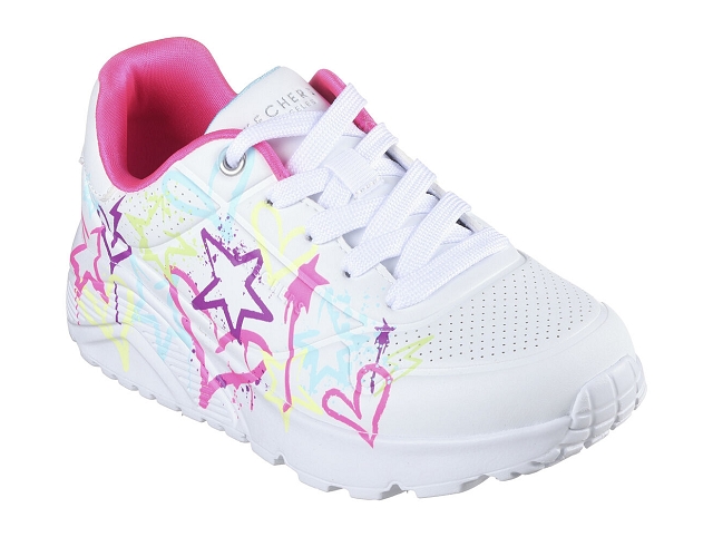 Skechers fille uno lite . my drip . 310391l blanc