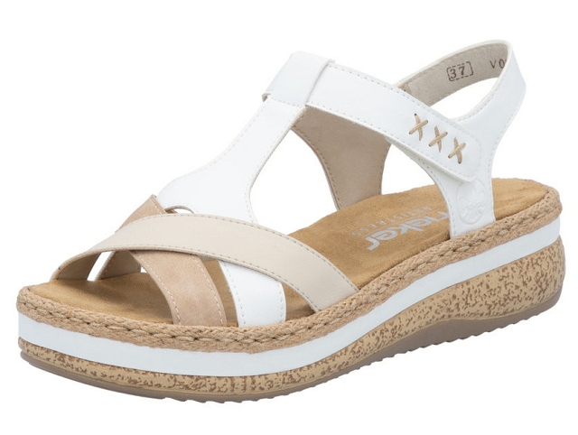 Rieker femme v0919 blanc