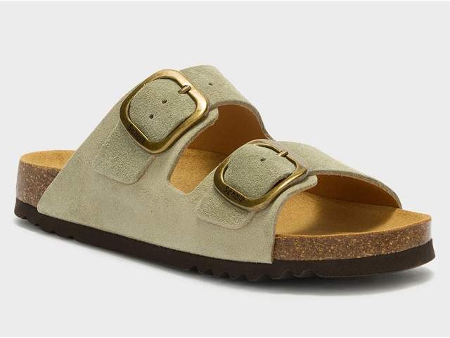 Scholl femme noelle vert