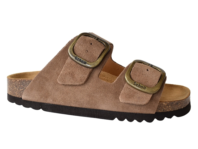 Scholl femme noelle marron