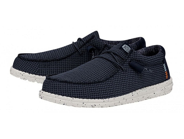 Dude homme wally sport mesh bleu