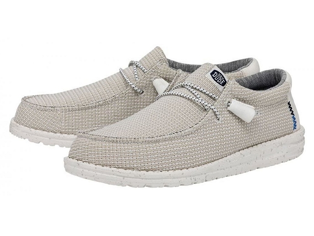 Dude homme wally sport mesh beige