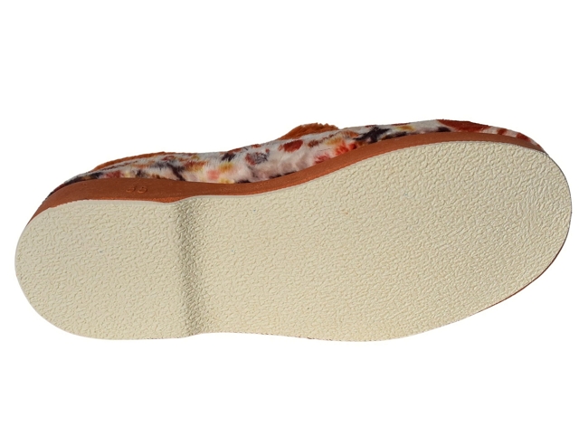 Maison espadrille femme 7637 jaune et orange6293701_4