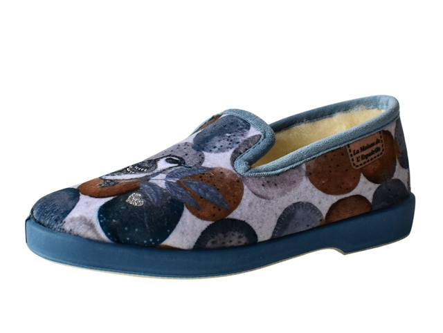 Maison espadrille femme 7624 bleu