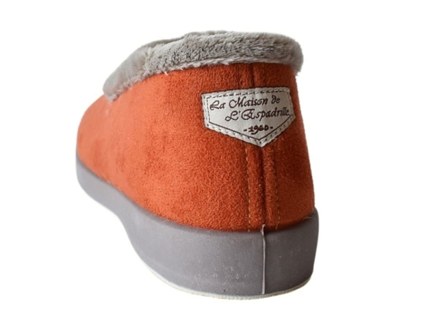 Maison espadrille femme 7806 jaune et orange6294301_4