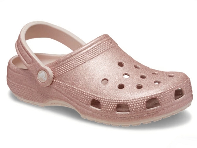 Crocs europe divers 205942 . classic glitter clog rose et violet