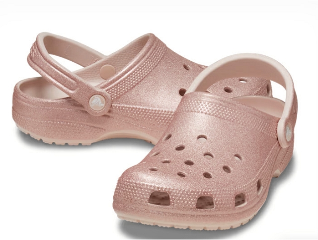 Crocs europe divers 205942 . classic glitter clog rose et violet6313701_2