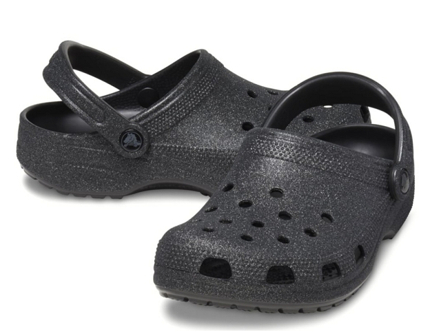 Crocs europe divers 205942 . classic glitter clog noir