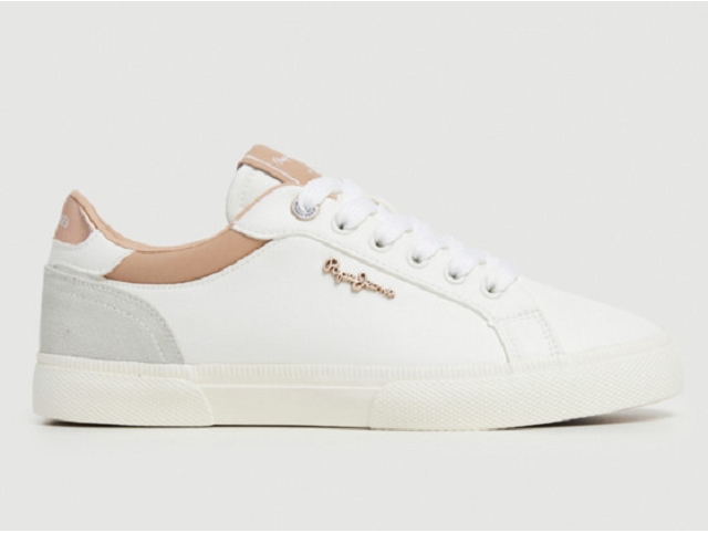 Pepe jeans footwear femme kenton court . pls31588 blanc6315301_2