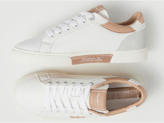 Pepe jeans footwear femme kenton court . pls31588 blanc6315301_3