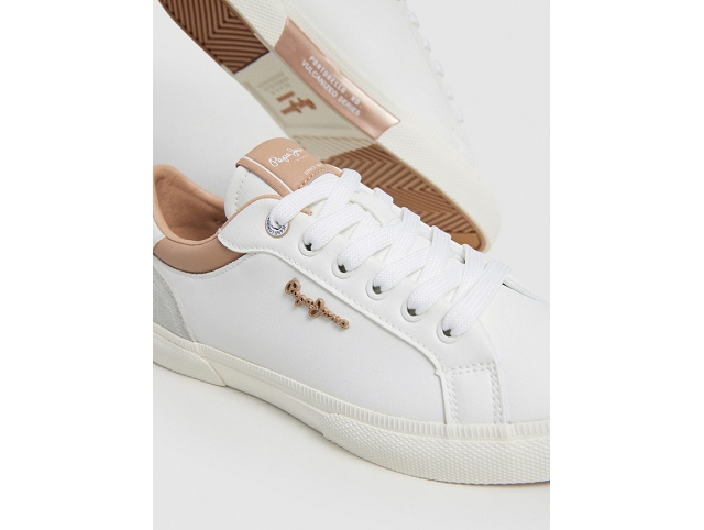 Pepe jeans footwear femme kenton court . pls31588 blanc6315301_5