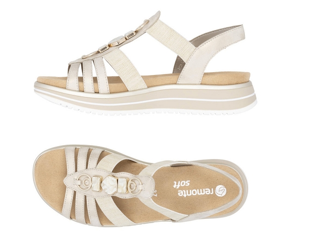 Remonte femme d1j60 beige6317101_5