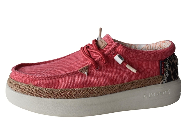 Fusion femme lily linen rose et violet