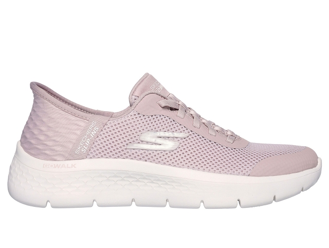 Skechers femme slip ins . go walk flex . 124836 rose et violet6327901_2