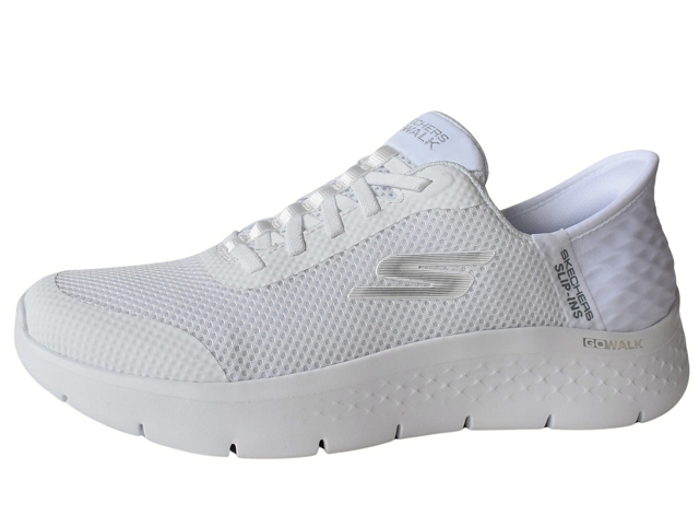 Skechers femme slip ins . go walk flex . 124836 blanc