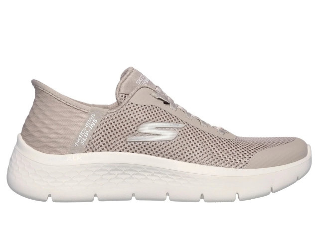 Skechers femme slip ins . go walk flex . 124836 beige6327903_2