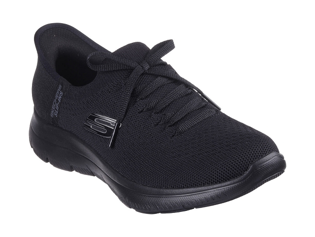 Skechers femme slip ins . summits . 150263 noir