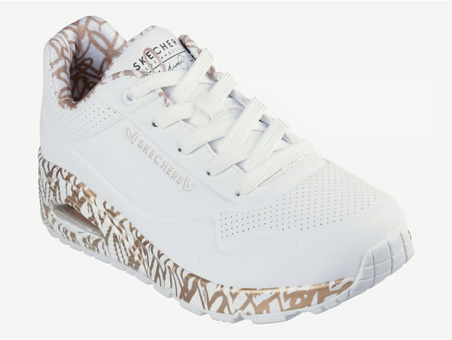 Skechers femme uno loving . 155506 blanc