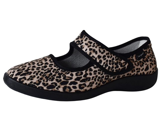 Fargeot femme teopard beige