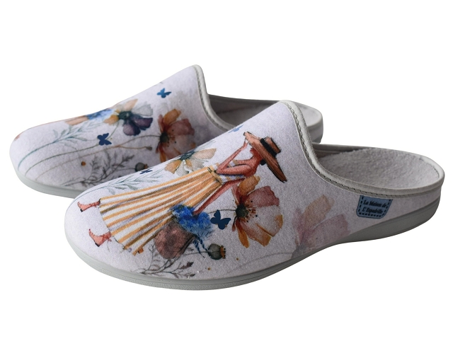 Maison espadrille femme 2046 gris