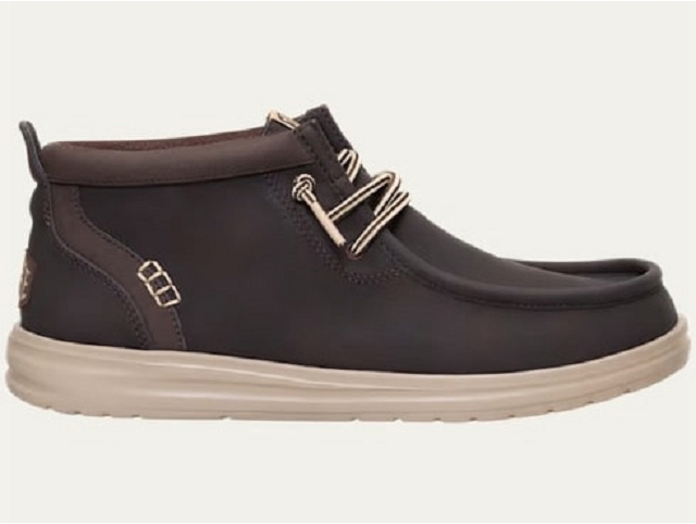 Dude homme wally mid gripr classic marron6346902_2